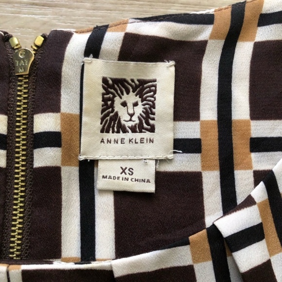 Anne Klein Black and White A-Line Tank Top - Picture 2 of 8